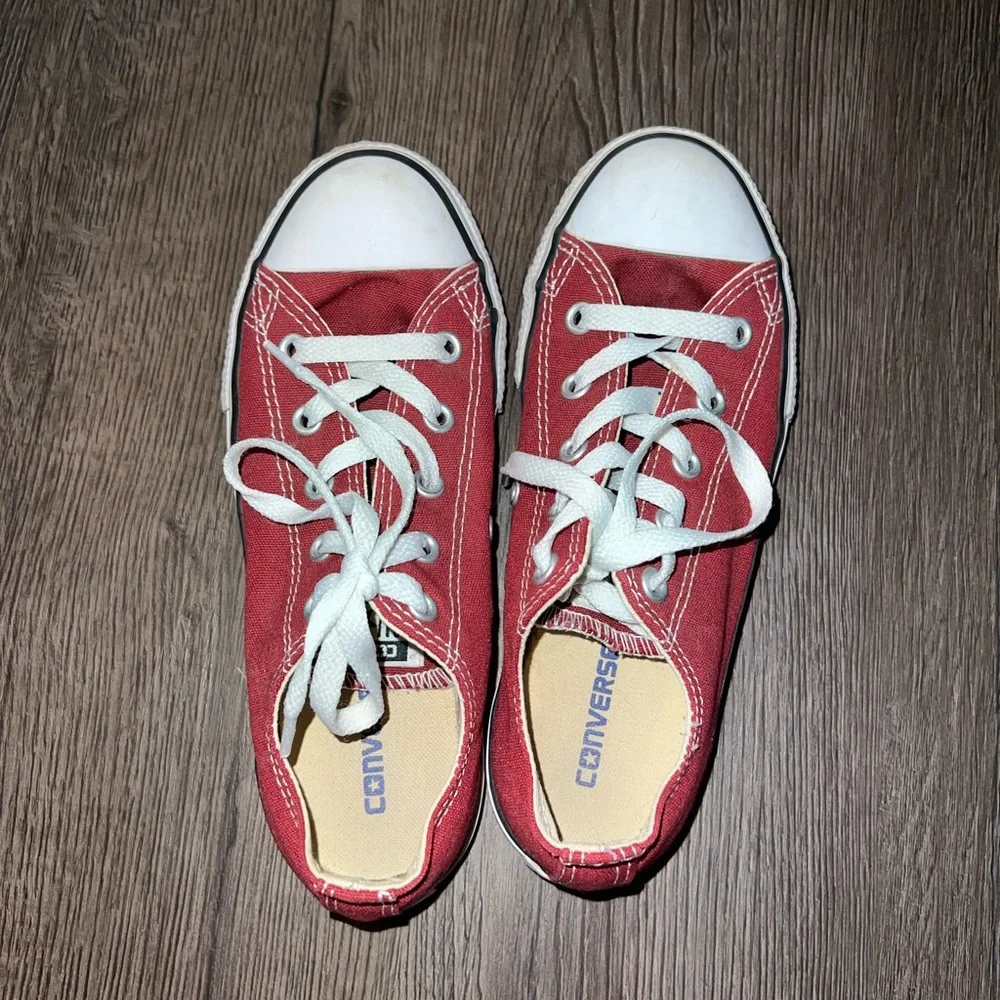 Converse Maroon Sneakers Size 2
